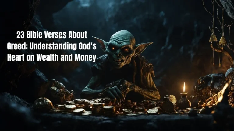 23 Bible Verses About Greed: Understanding God's Heart on Wealth and Money