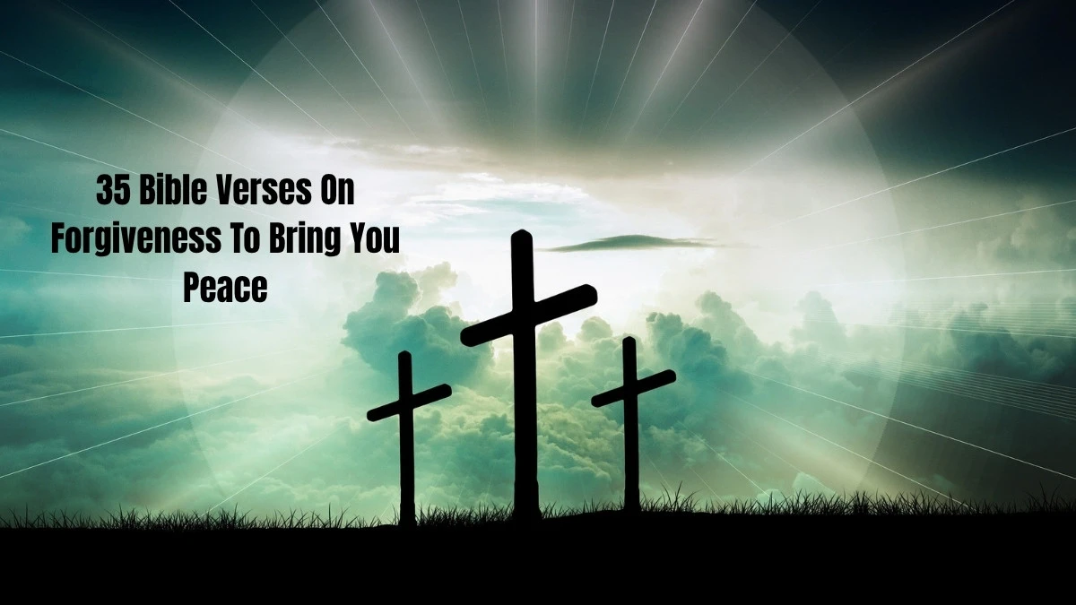35 Bible Verses On Forgiveness To Bring You Peace