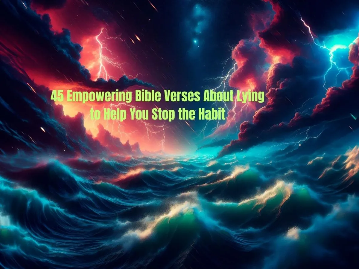 45 Empowering Bible Verses About Lying to Help You Stop the Habit