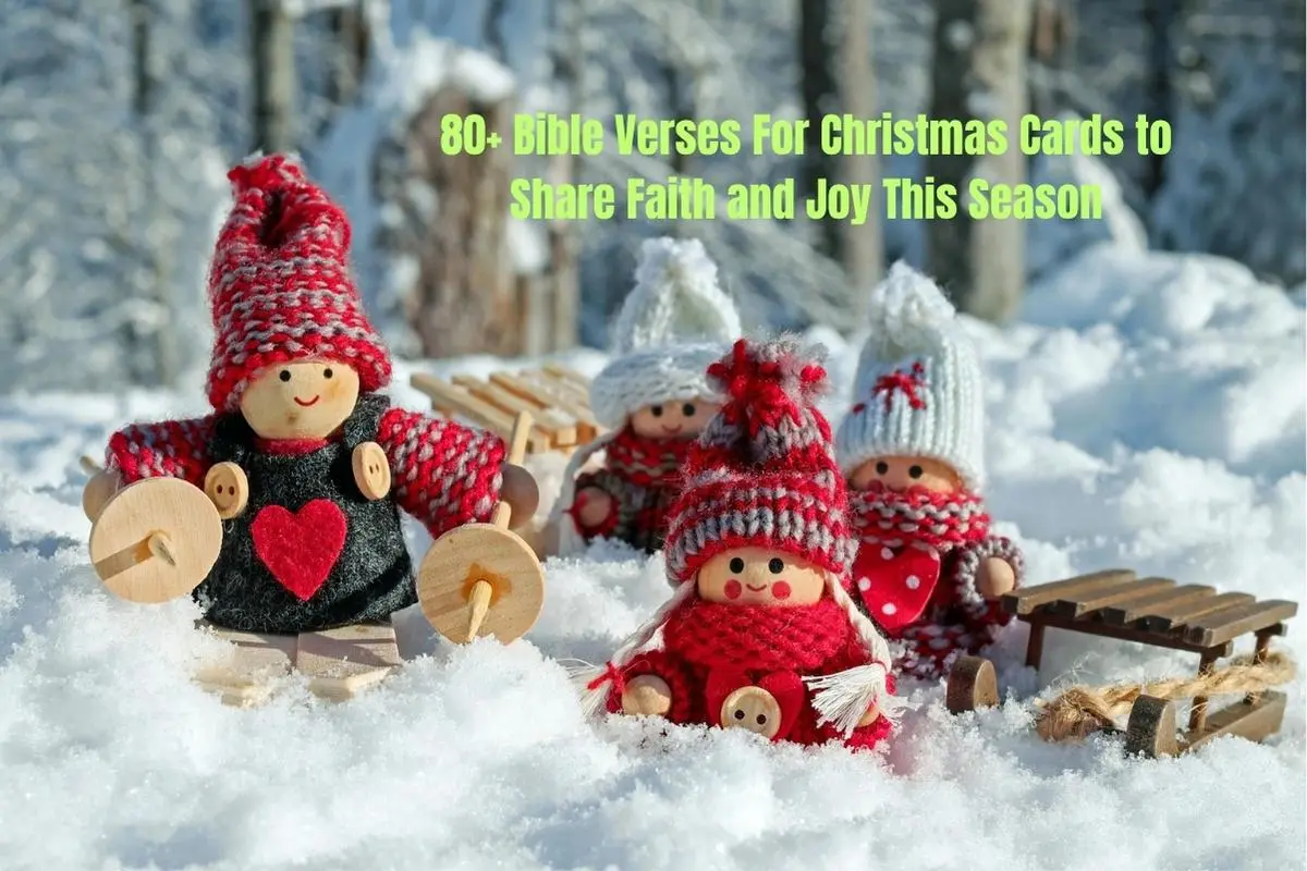 80+ Bible Verses For Christmas Cards to Share Faith and Joy This Season