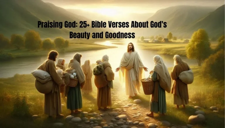 Praising God: 25+ Bible Verses About God's Beauty and Goodness