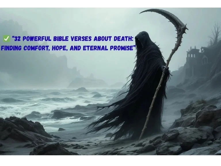 ✅ “32 Powerful Bible Verses About Death: Finding Comfort, Hope, and Eternal Promise”