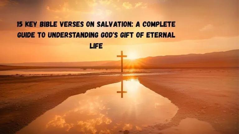 15 Key Bible Verses on Salvation: A Complete Guide to Understanding God's Gift of Eternal Life