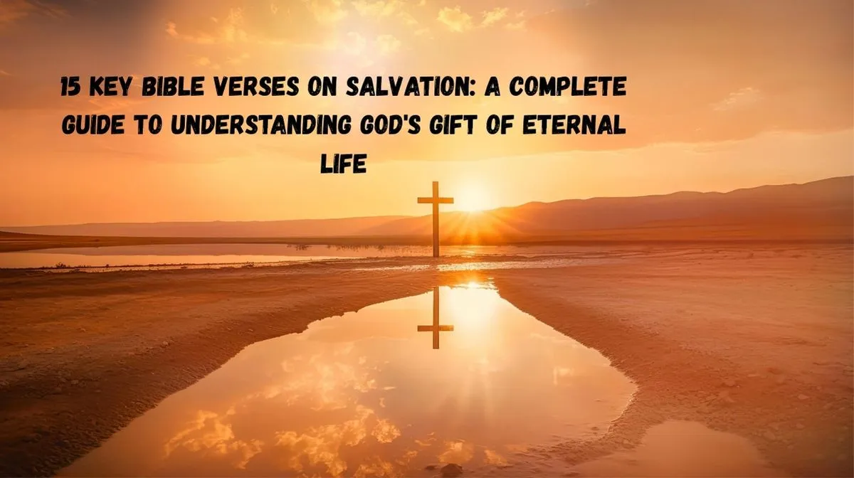 15 Key Bible Verses on Salvation: A Complete Guide to Understanding God's Gift of Eternal Life