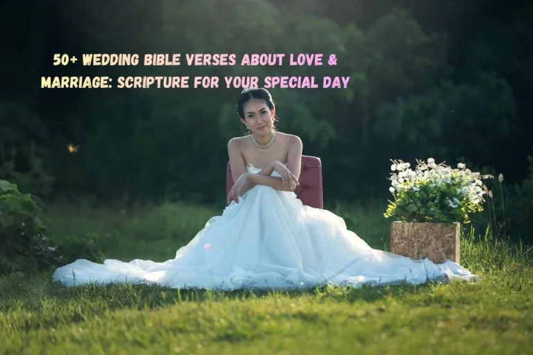 50+ Wedding Bible Verses About Love & Marriage: Scripture for Your Special Day